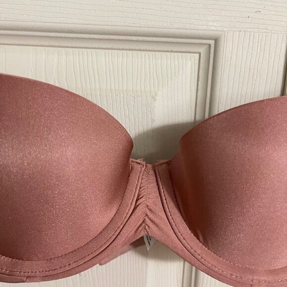 Aerie Womens Orange Tan Real power Lined Balconette Underwire Bra Size 32B - Picture 3 of 8